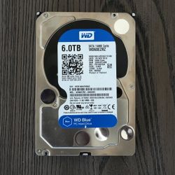 6TB WD Blue Hard Drive WD60EZRX