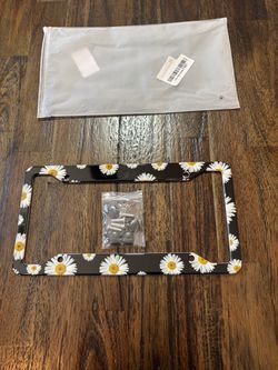 Brand new license plate cover