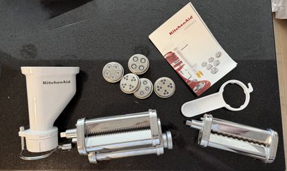 KitchenAid Pasta Attachment Bundle — Pasta Press + Roller & Cutters