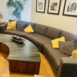 Roche Bobois French Couch And Coffee Table