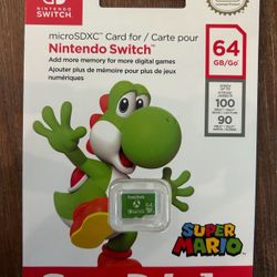 3 SanDisk Nintendo switch 64 GB Micro SD Card