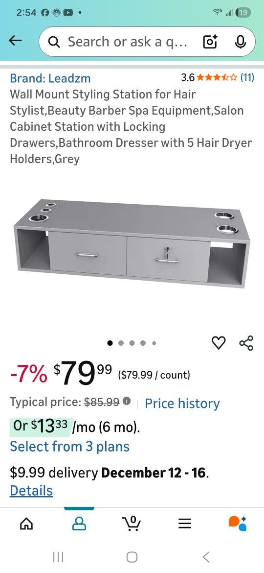 Stylist Or Barber Station