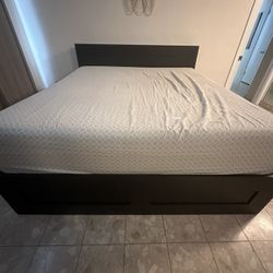Black King Bed Frame (mattress not Included)