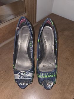 Seahawks 5 Inch Heels Open Toed