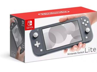 Nintendo Switch Lite (Grey) w/ Box + Charger — Great Shape