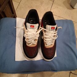 Nike Air Force 1 Low '07 LV8 Gym Red Black Hemp