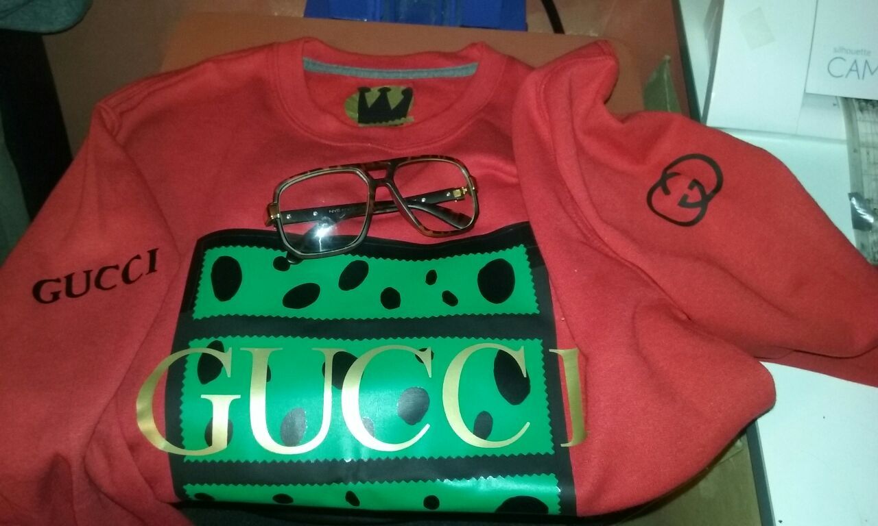 Gucci custom sweater large