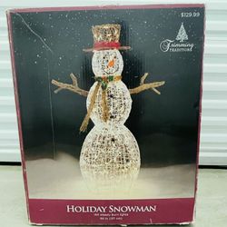 Xmas Lighted Snowman
