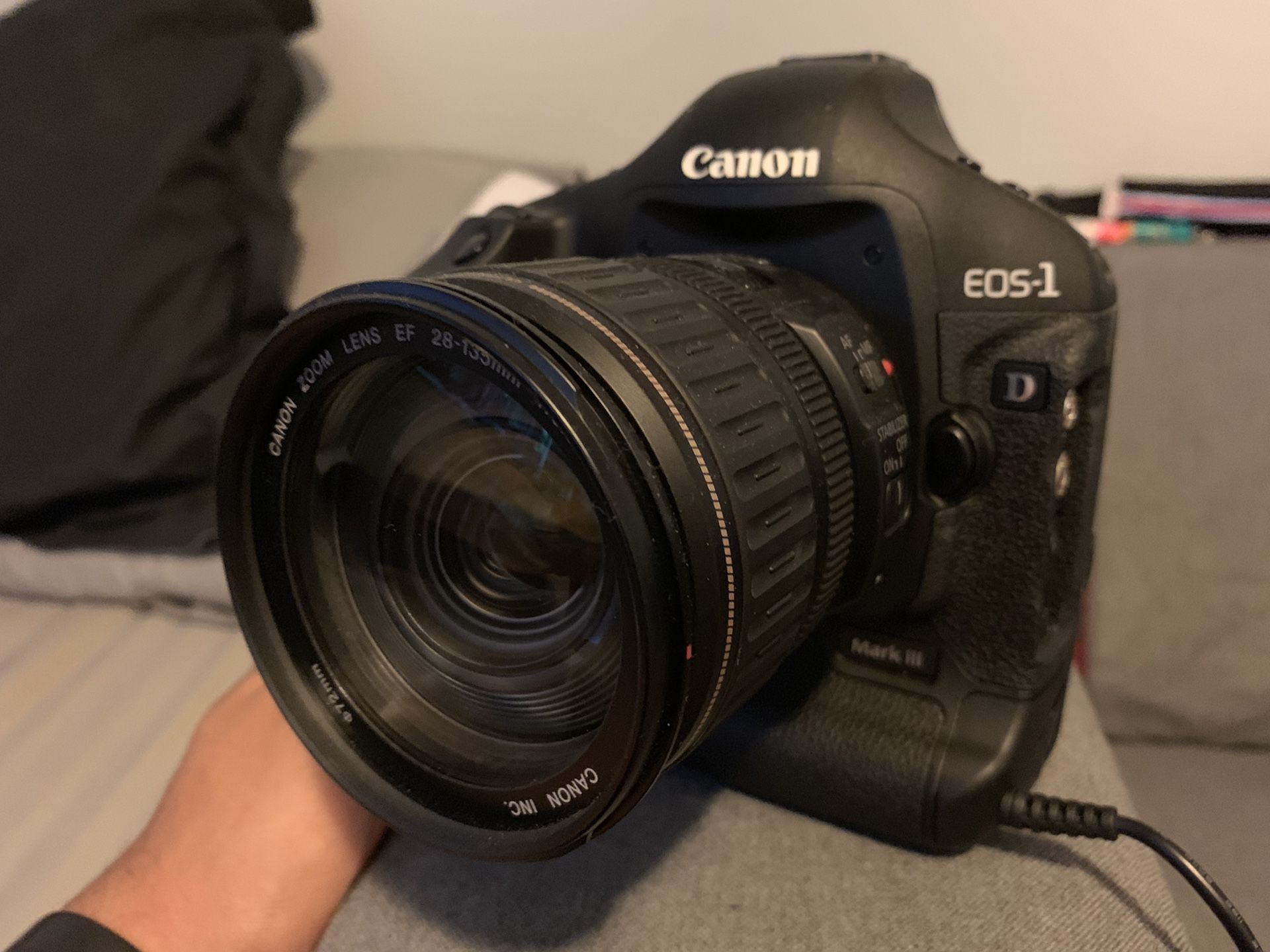 Canon EOS-1 Mark 3 Camera and/or Canon 28-135 mm Lens