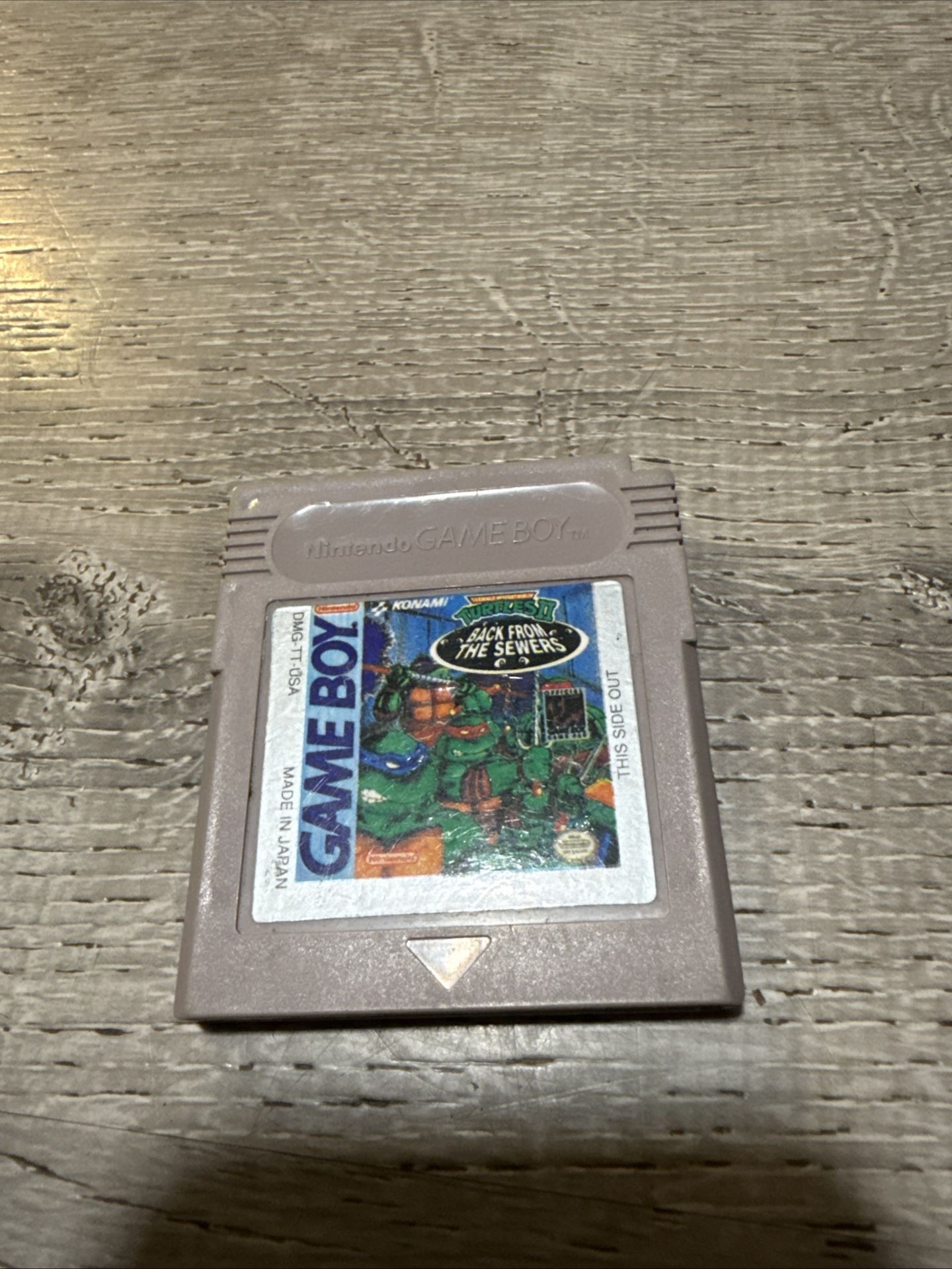 TMNT 2 Back From The Sewers Gameboy 