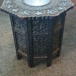 Indian Octagon Table Rare*1950s