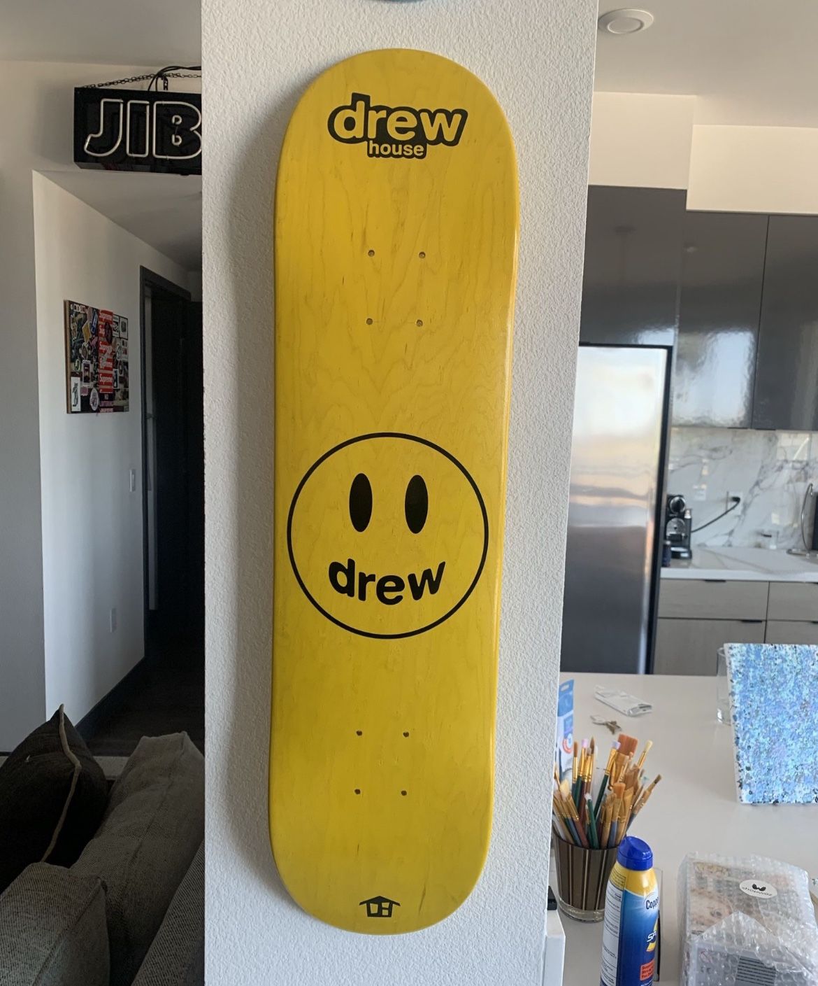 スケートボード drew house Yellow Mascot Deck Drew House - Prior – Tagged 