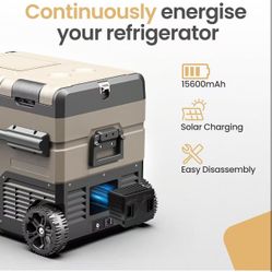 173Wh Detachable Battery, 12 Volt Dual Zone Refrigerator Battery, Specially Equipped for TA, TAW Series Car refrigerators, Adapter not Included