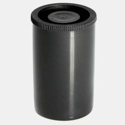 Black Film Storage Canisters Films Container with Caps for Small Storage