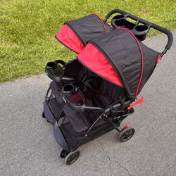 Kolcraft Double Stroller - Twin/Toddler Side-by-Side
