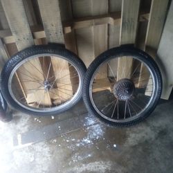 20.125 Dahoun 6 Speed  Wheelset  14-28 Teeth Rear