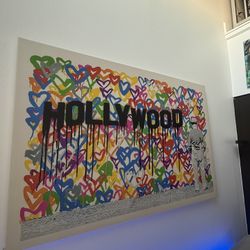 Banksy Hollywood Canvas Wall Art