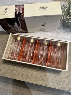 Cristal D'Arques - Durand Classic Highball Glasses - set of 4. New in original box. 