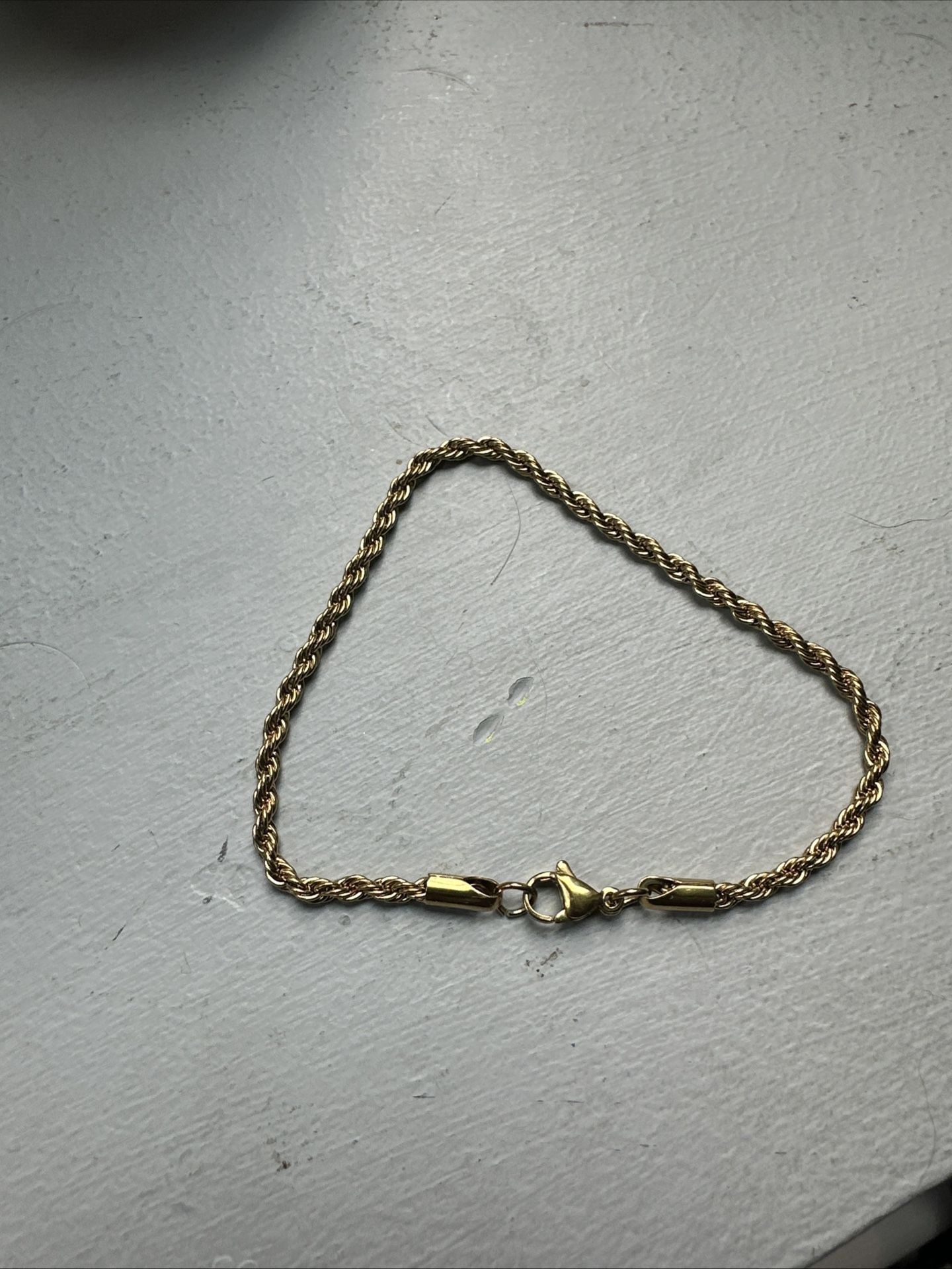 6pcs Multi Layers Thin Chain Bracelet Set gold women 7"-9"