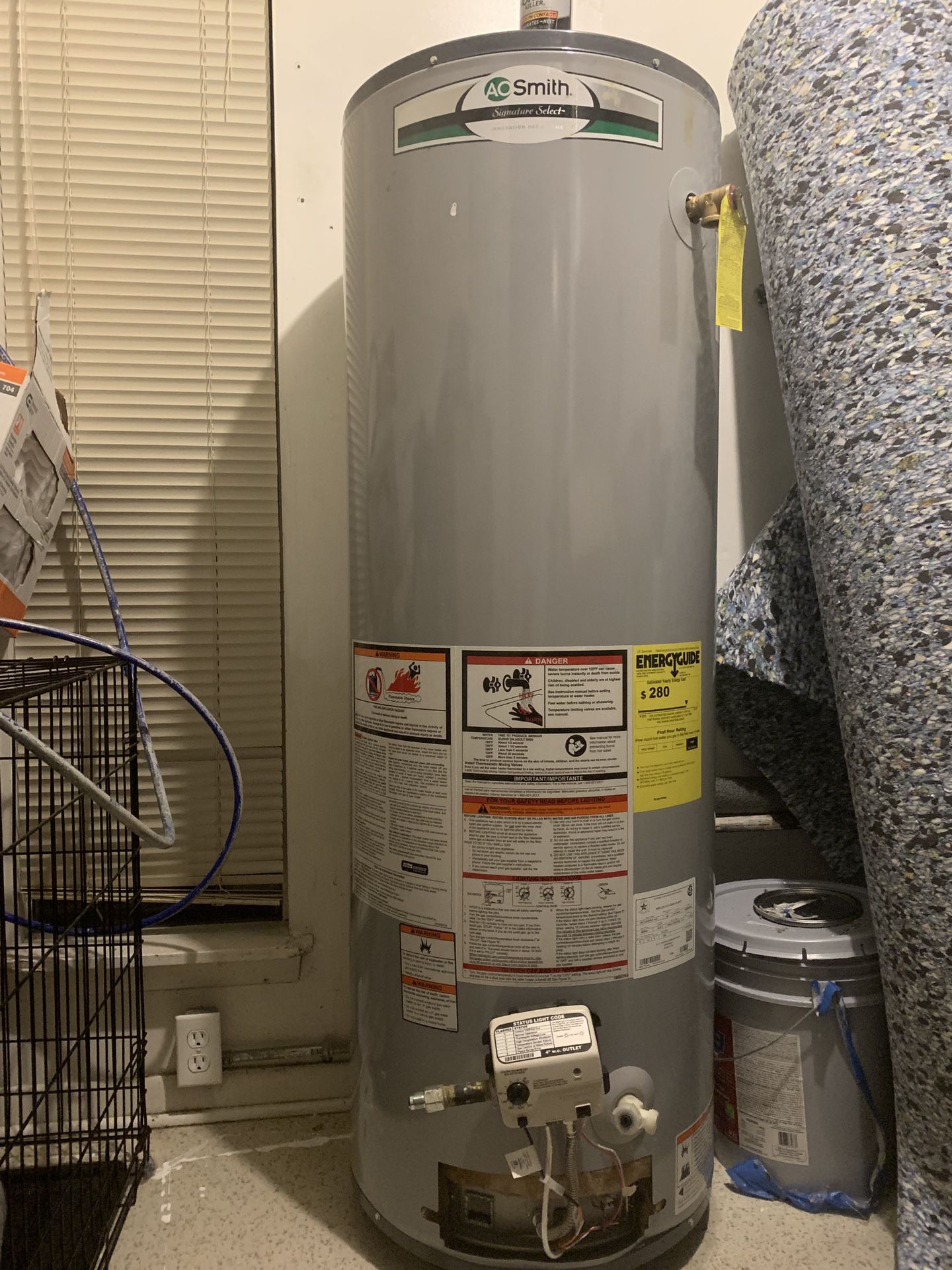 40 gallon gas water heater 2019 Was to tall for my home make me offer