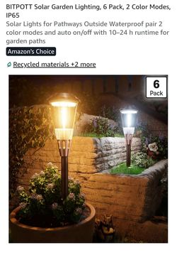 6 pathway lights