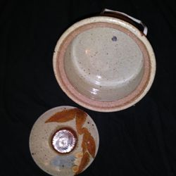 POTTERS WHEEL GIBSON BRAND HANDMADE  DISH.