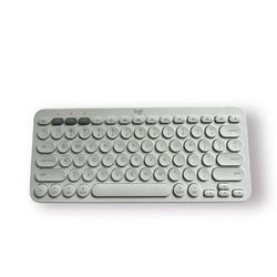 Logitech K380 Multi-Device Bluetooth Scissor Mac Keyboard in Off-White