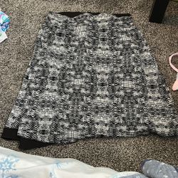 Black Reversible Skirt