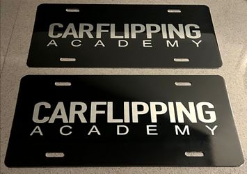 Laser Engraved License Plate