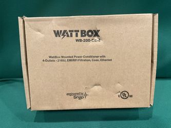 Snap WATTBOX WB-200-CE-4 Power Conditioning W/4 Outlets