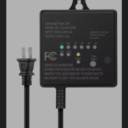 DEWENWILS Low Voltage 60-Watt Polycarbonate Landscape Lighting Outdoor Transformer w/Photocell Sensor and Timer, 120V AC to 12V DC HOSL02A