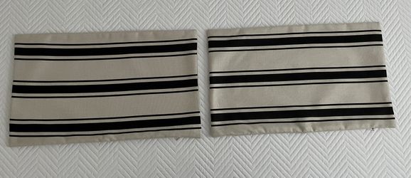 Outdoor Waterproof Striped Pillow Covers