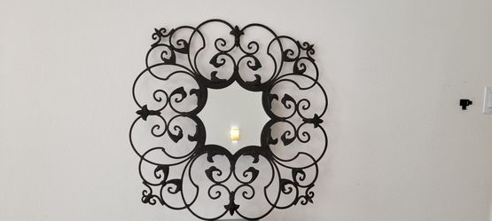 Rusted Cast Iron Mirror (Read Description)