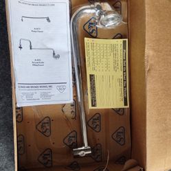 T&S B-0580 Wall Mount 18" Double Joint Nozzle Insulated On-Off Control