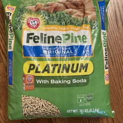 Free 18lb Pine Pellet Cat Litter