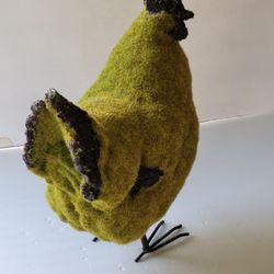 Moss Topiary Chicken Home, Porch, Yard Decor