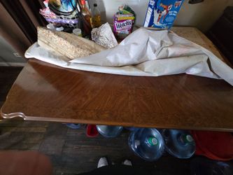 Wooden Dining Table with Carved Legs