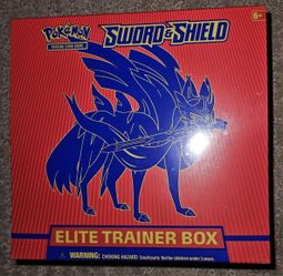Pokemon Zacian Sword and Shield ETB Elite Trainer Box Factory Sealed