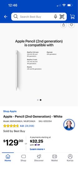 Apple Pencil 2nd Generation