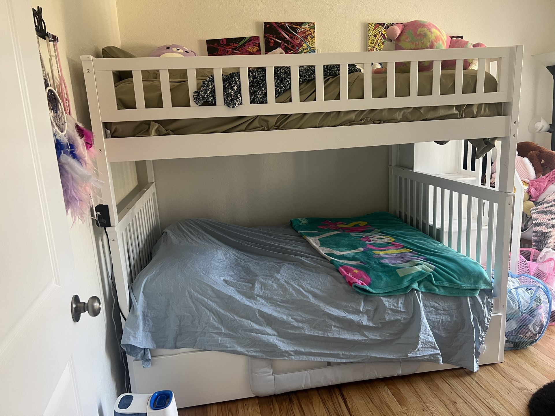 Full Sized Bunk Beds With Storage