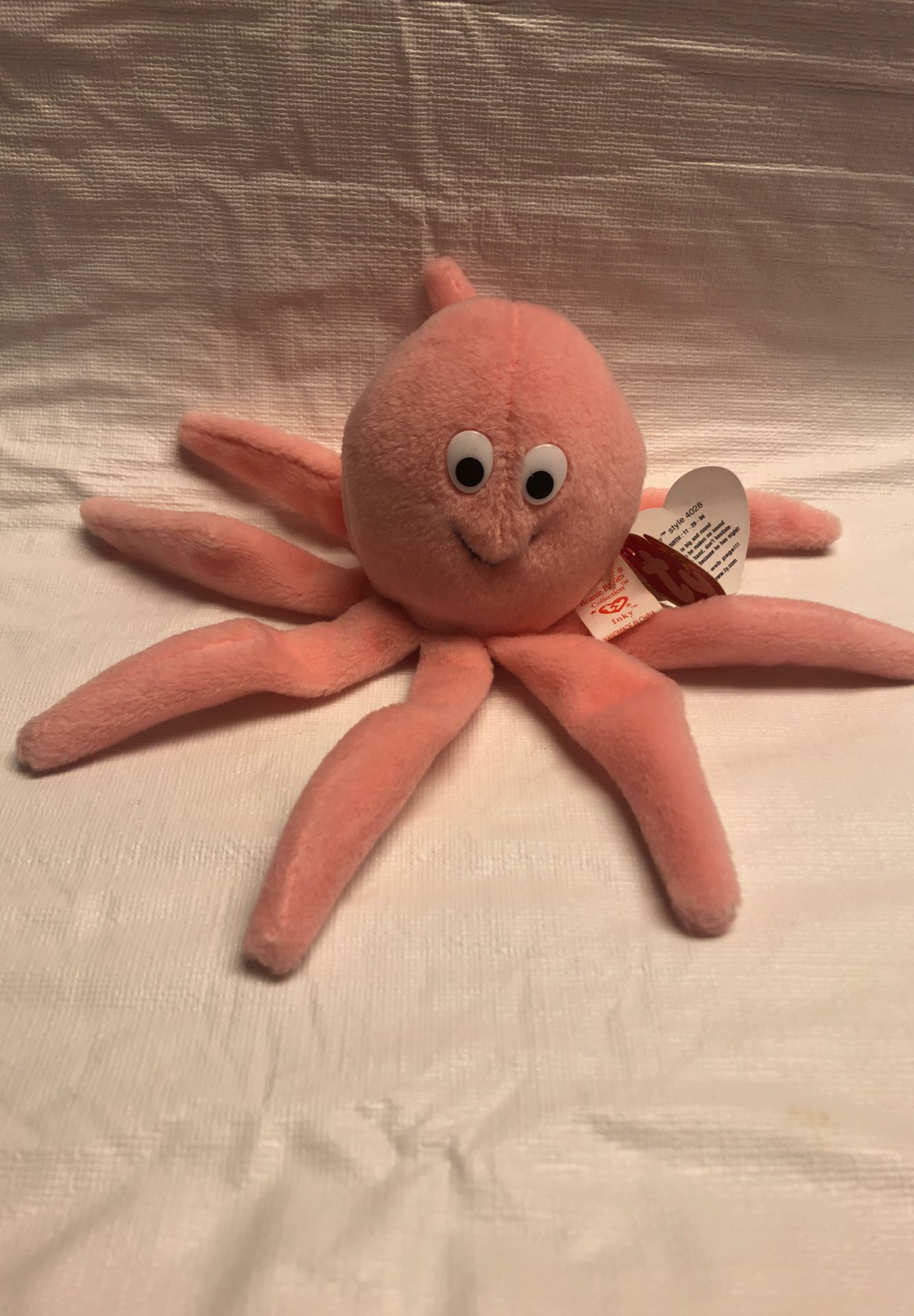 INKY Beanie Baby The Octopus
