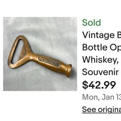 Kinsey Boyle Opener Solid Bronze Heavy  Antique Piece 