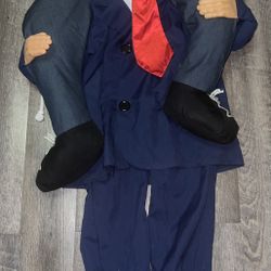 Donald Trump Piggyback Halloween Costume size small/medium