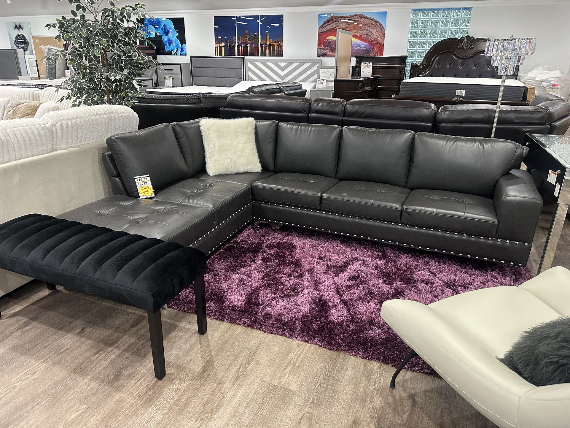 Beautiful Modern Sectional On Sale Only $699
