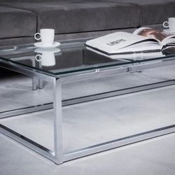 Glass Coffee Table (CB2)