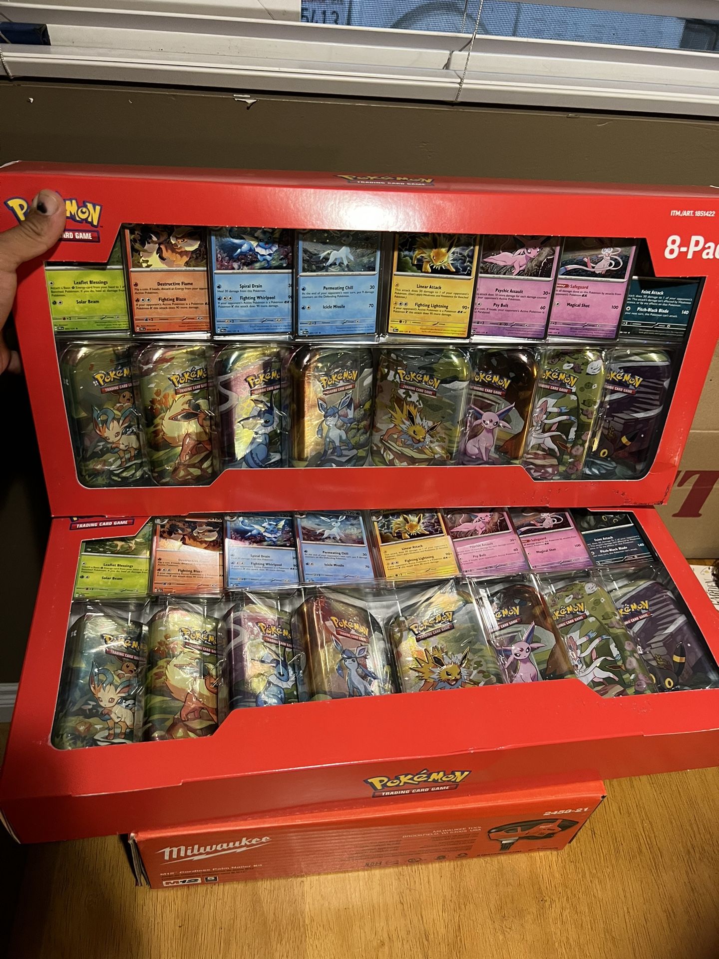 🧨 Pokémon TCG 8-Pack Mini Tin Collection – Factory Sealed 