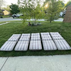 Outdoor Patio Furniture cushions. 