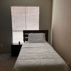 BED TWINS FRAME AND MATTRESS $100