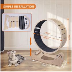 New pink 40 inch cat exercise wheels