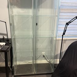IKEA Glass Cabinet Display Case x2